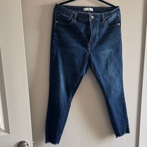 KanCan Deep Indigo Ankle Jeans